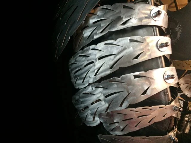 Kinetic Sculpture - Owl in Barneys New York Holiday Window 2014 by Chris Cole 010 Feather details