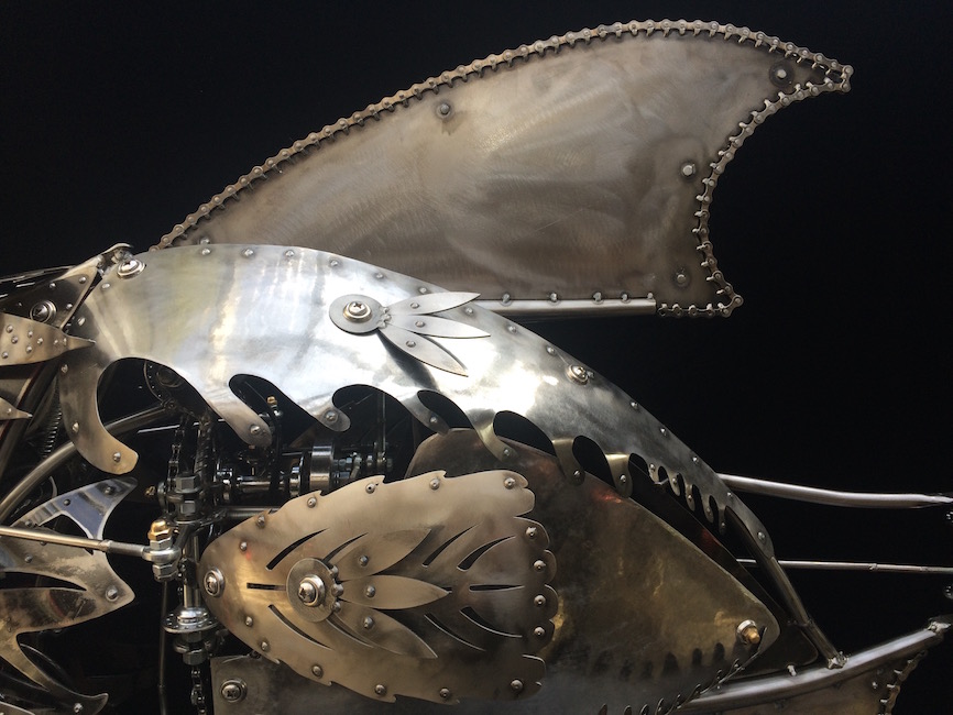 Stanley - a mechanical kinetic sculpture by Chris Cole 006