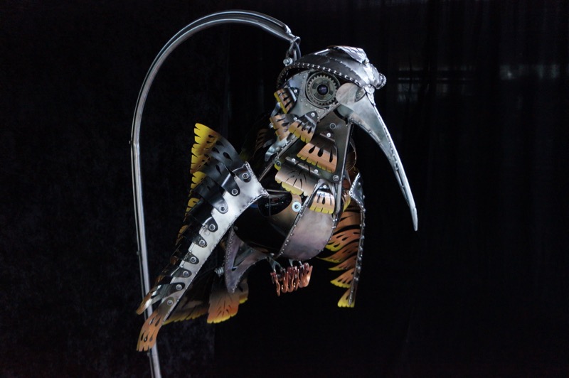 Jack - the kinetic sculpture of a hummingbird by Chris Cole 001