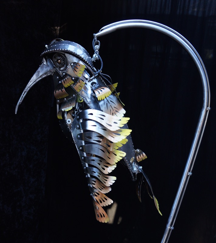 Jack - the kinetic sculpture of a hummingbird by Chris Cole 007