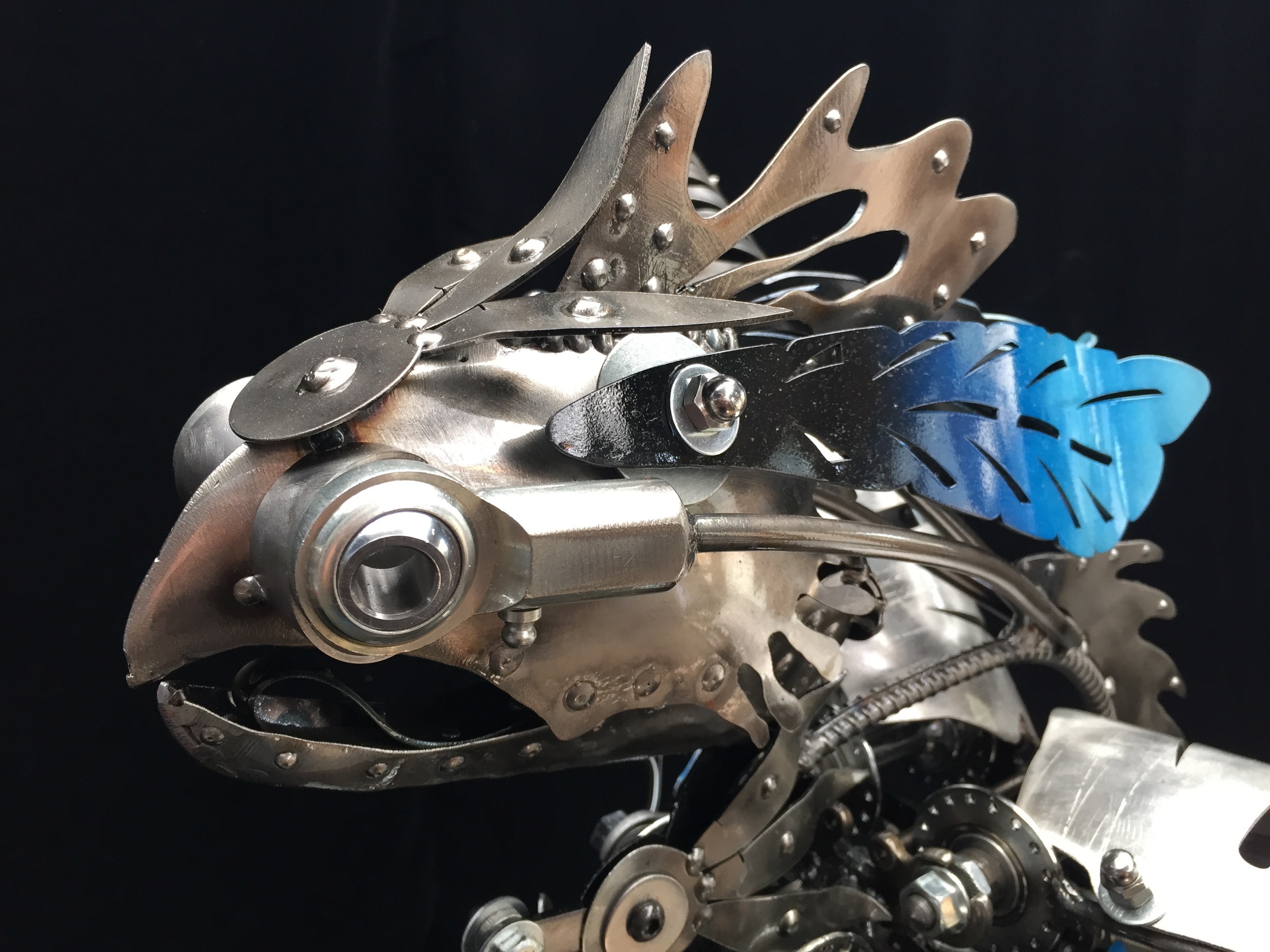 Kinetic Bird Sculpture by Chris Cole Commissioned for Tillamook 002