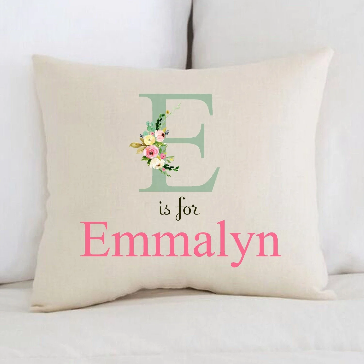 baby pillow with name