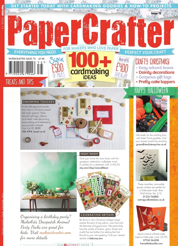 Papercrafter 2014 - Halloween pop-up card