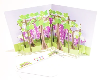 Grape Vine pop-up card (part of a set of six) CLICK HERE TO PURCHASE