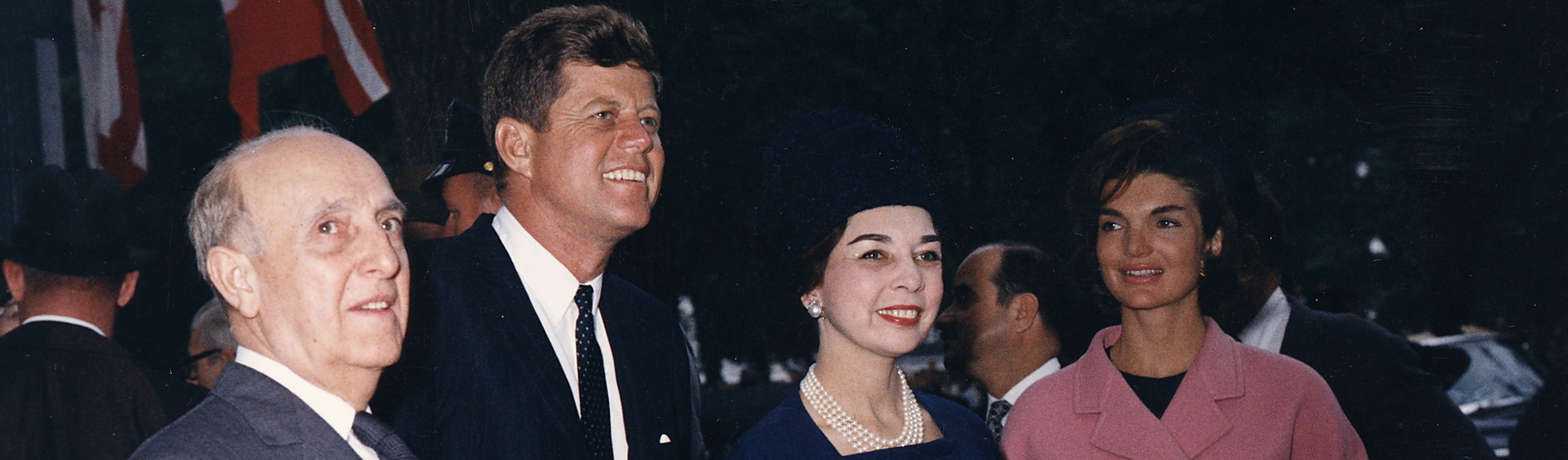 JFK and Manuel Prado, during the official visit of the President of Peru to Washington, D.C.