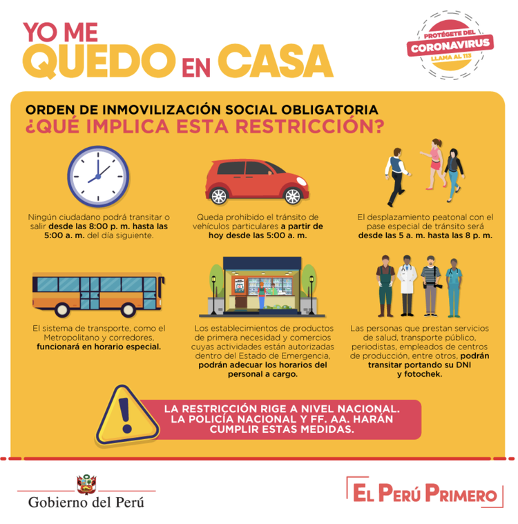 Covid19 Info Embassy Of Peru In The Usa