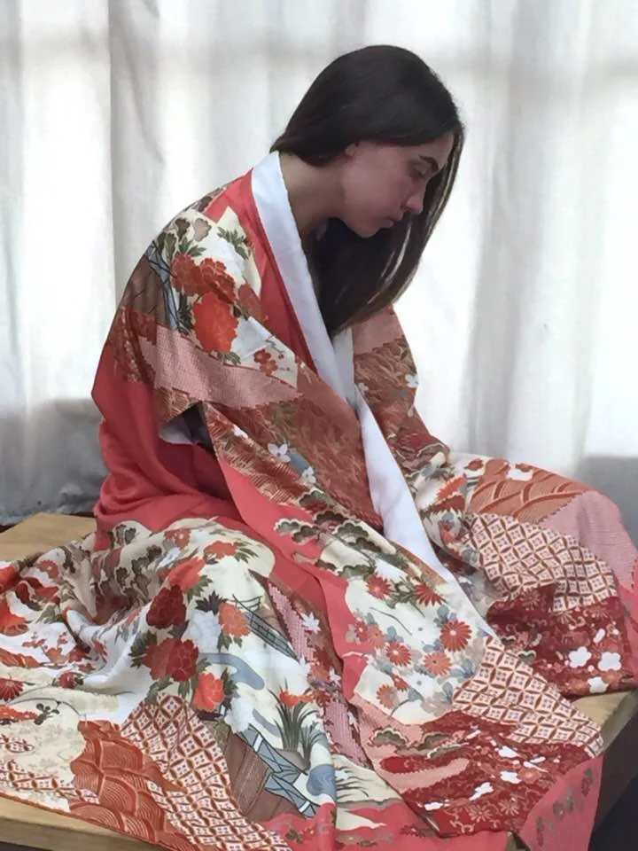 The Antique Kimono which Claire will be wearing on the day of workshop