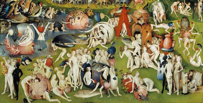 The Garden of Earthly Delights by Hieronymus Bosch at the Prado, Madrid