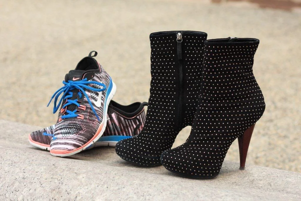 Choose sneakers or add a heel to dress up a causal look 