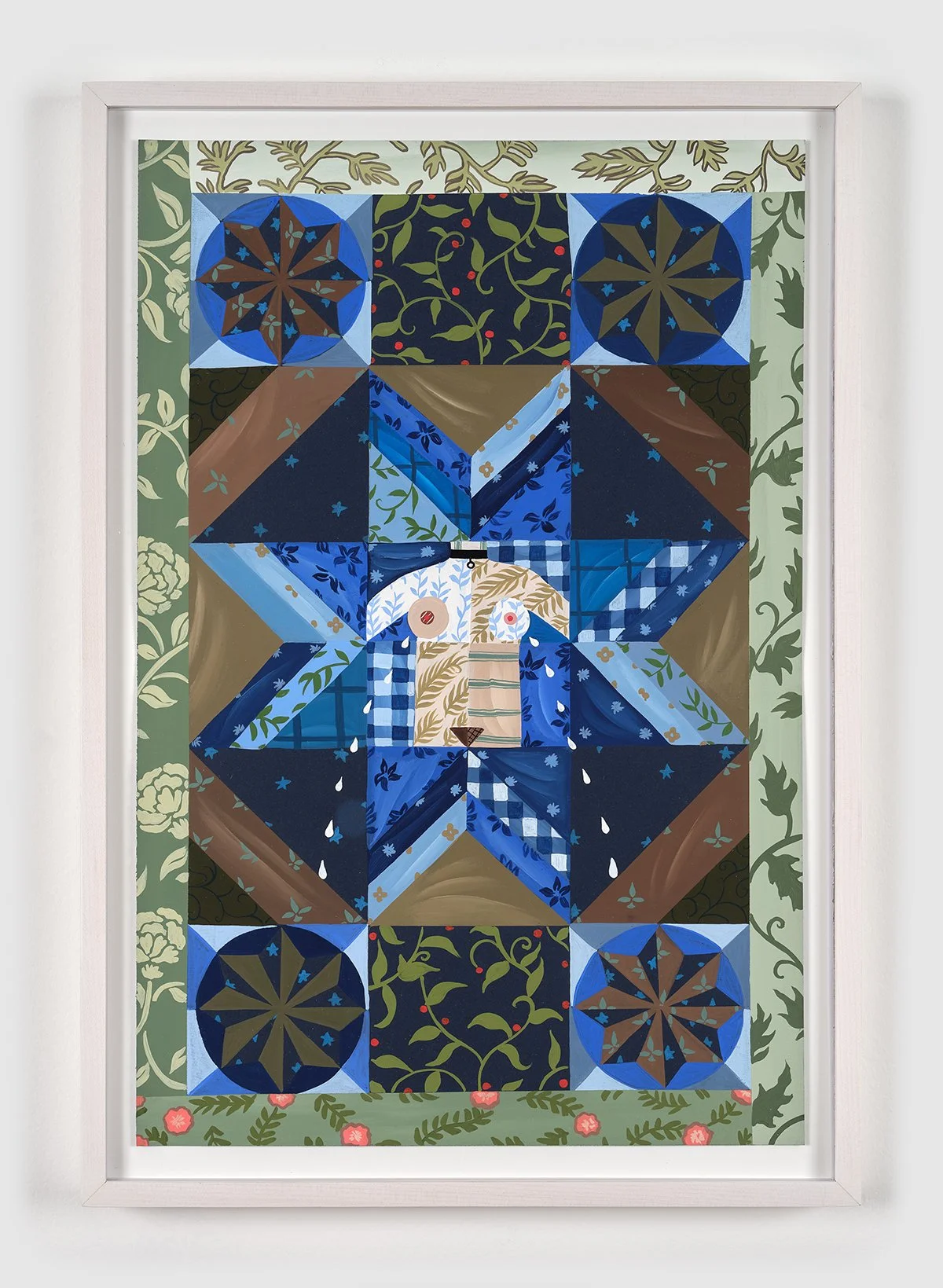 QUILT STUDY (MILK PINWHEEL)