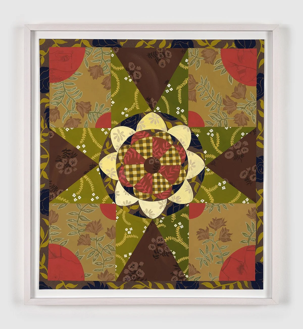 QUILT STUDY (PANSY STAR)