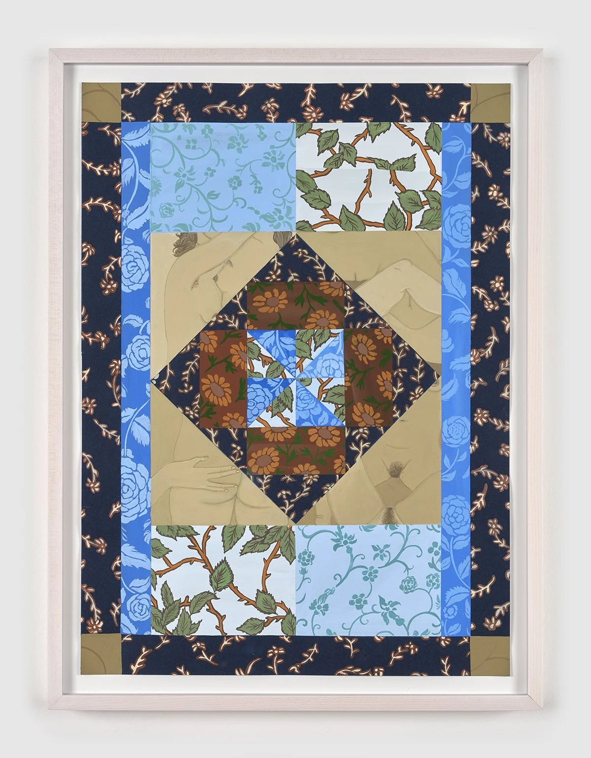 QUILT STUDY (DOUBLE DIAMOND)