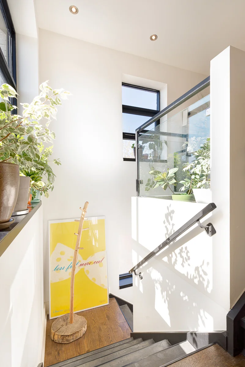 Light-filled Staircase, from top floor.