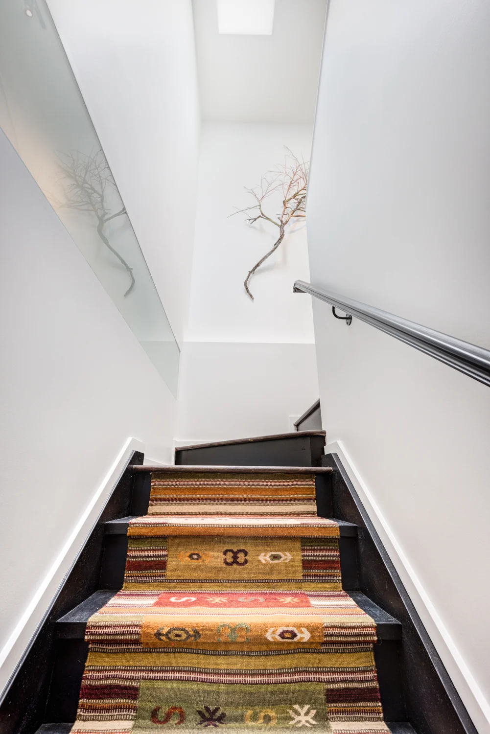 Staircase with skylight
