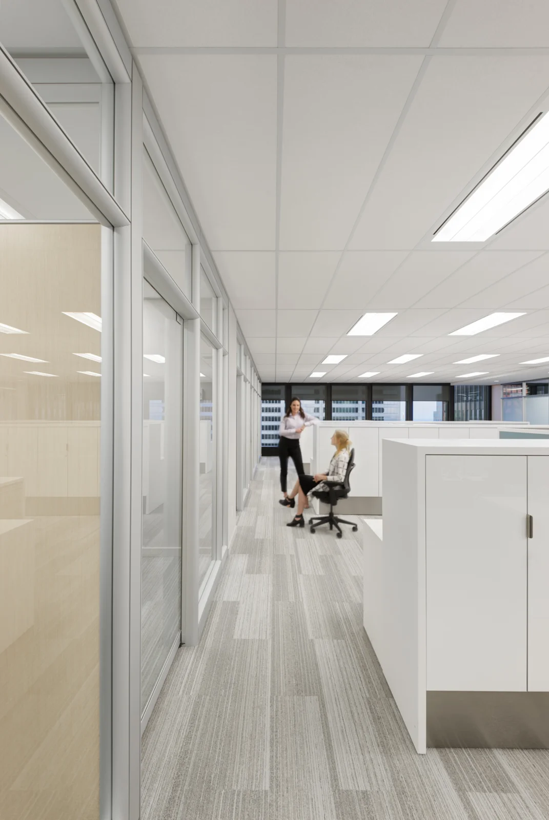 Cubicles and offices