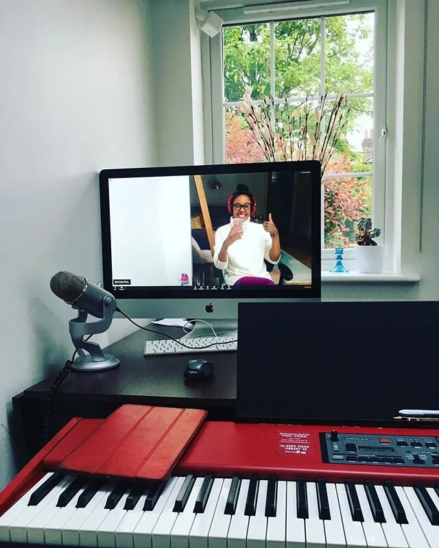 Back to Work! I hope you all had a lovely Easter Break! Looking forward to starting the new term with online lessons today #vocalcoach #singingteacher #onlinelessons #zoom