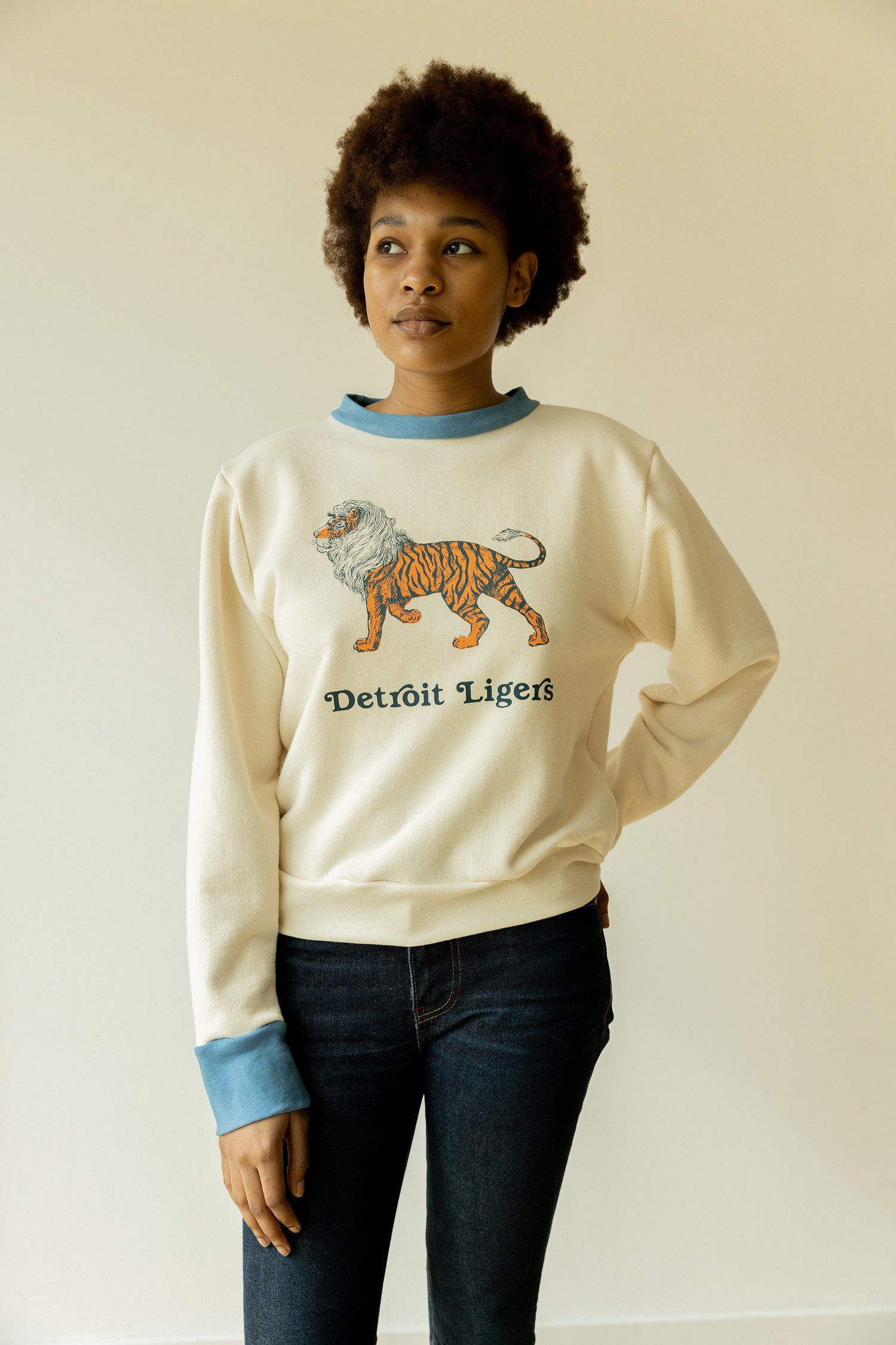 Detroit Ligers Sweatshirt — Organic Clothing Made in Detroit, USA | Object Apparel