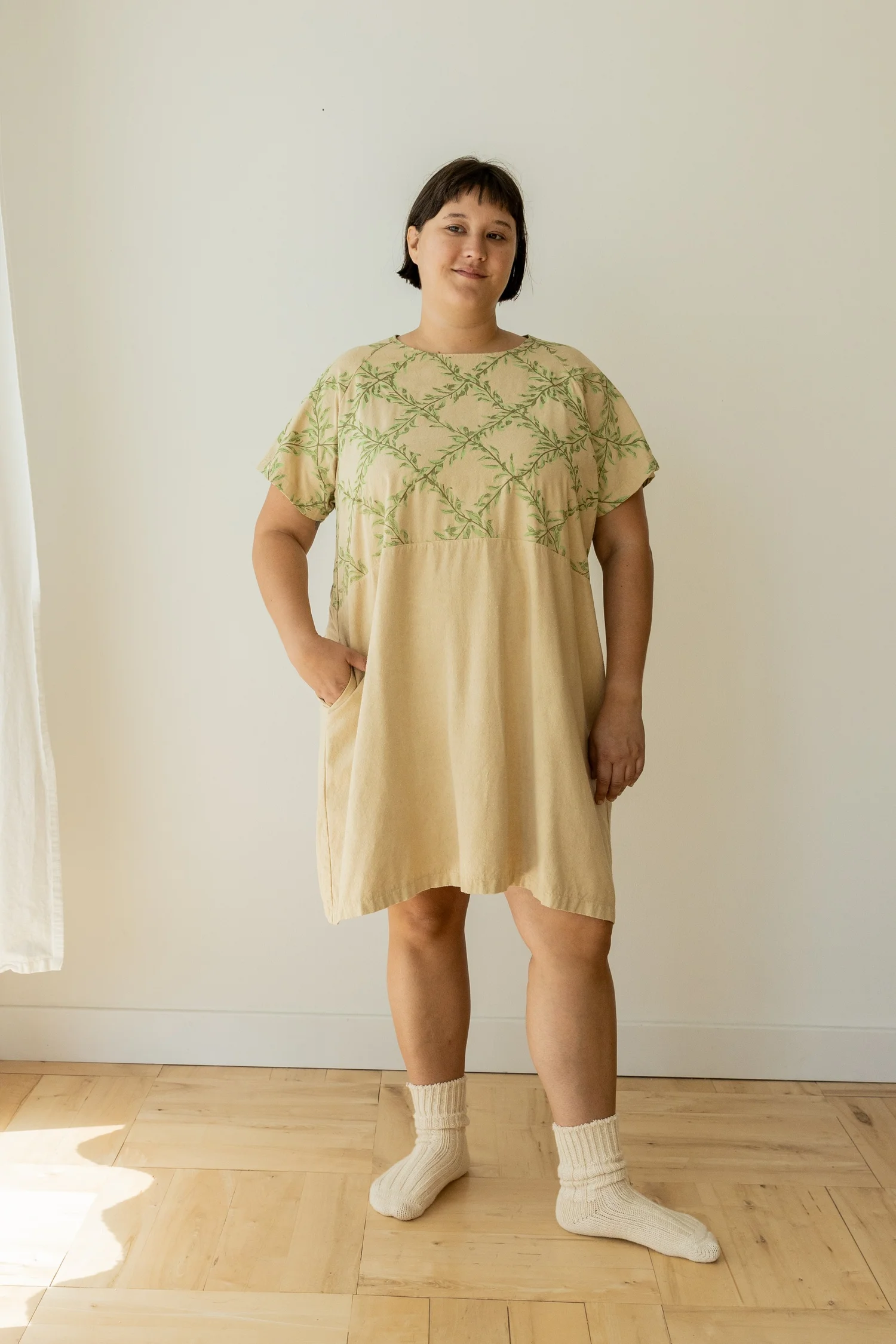 silk noil dress Silk Noil Dress - Willow — Organic Clothing Made in Detroit, USA