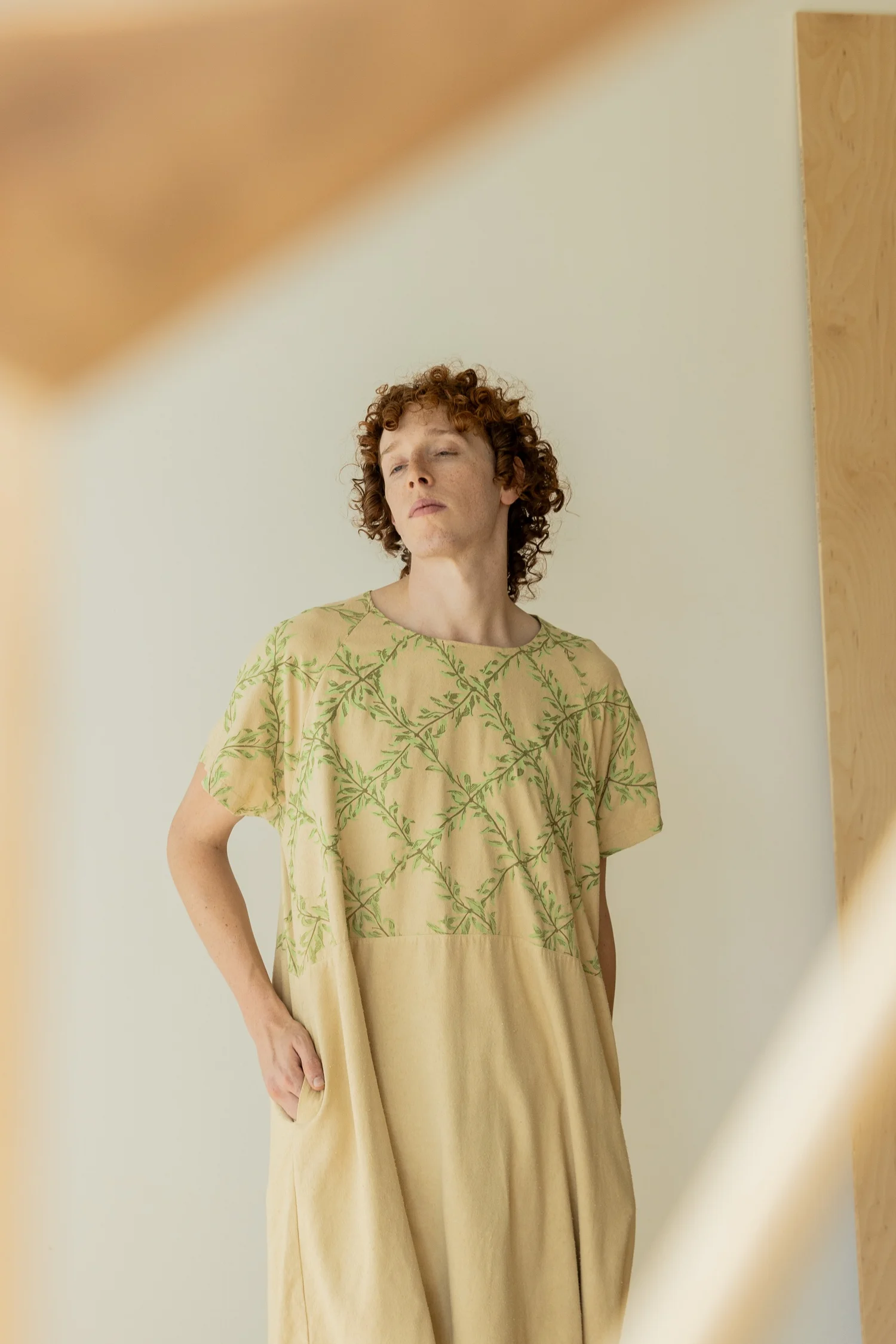 silk noil dress Silk Noil Dress - Willow — Organic Clothing Made in Detroit, USA