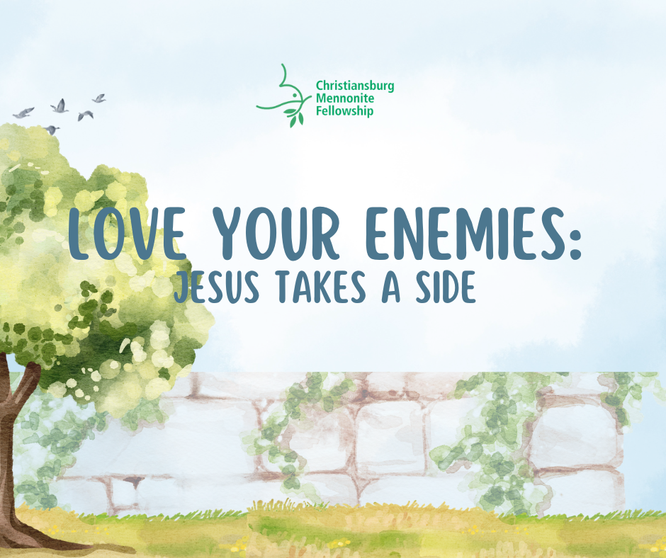 June 21, 2026. Love Your Enemies: Jesus Takes Sides. Kelli Moore, with introduction by Mac MacArthur-Fox