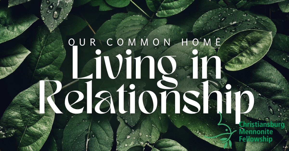 September 13, 2026. God's Shalom for Our Common Home: Living in Relationship. Mac McArthur-Fox