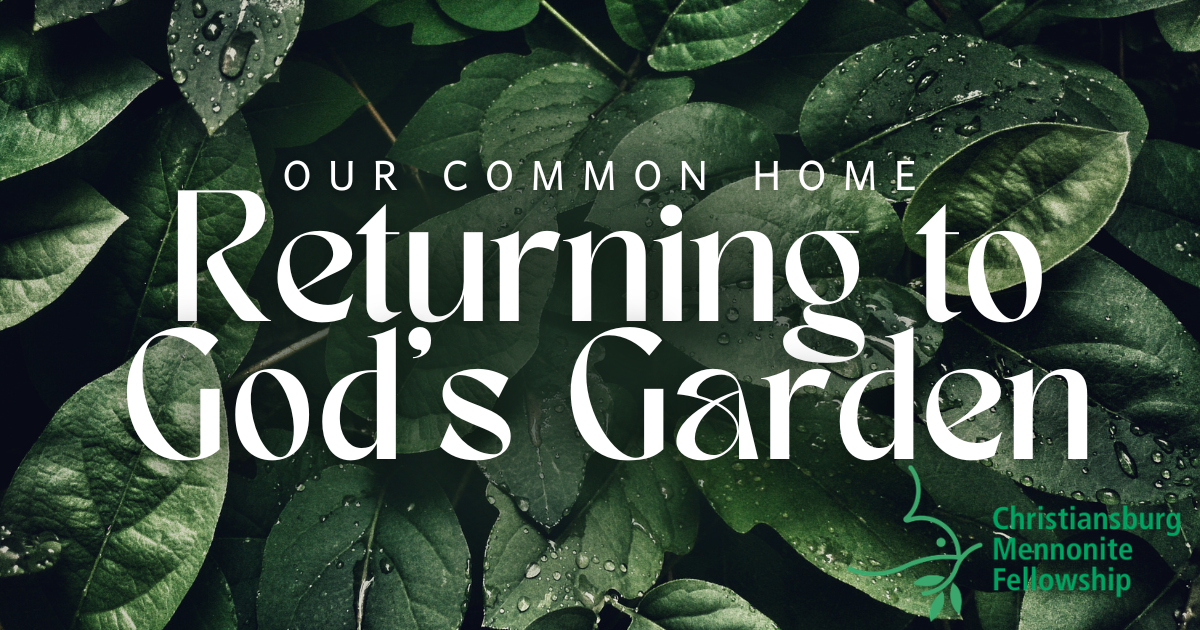September 20, 2026. God's Shalom for Our Home 3: Returning to God's Garden