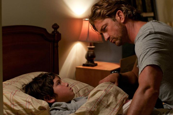 Noah as Lewis in "Playing for Keeps" with costar Gerard Butler.