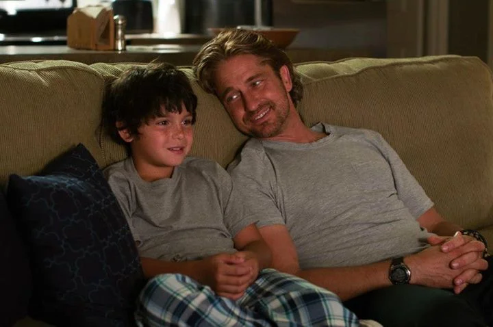 Noah as Lewis in "Playing for Keeps" with costar Gerard Butler.