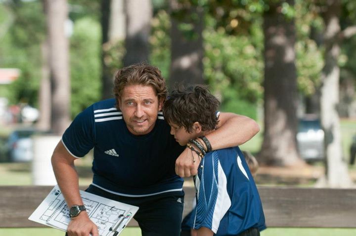 Noah as Lewis in "Playing for Keeps" with costar Gerard Butler.