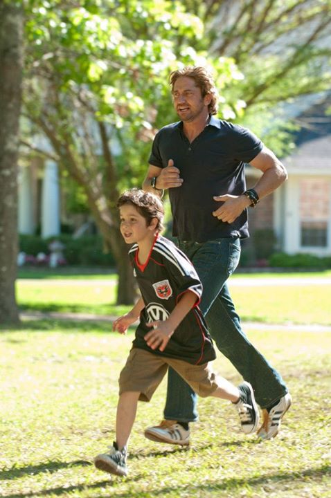 Noah as Lewis in "Playing for Keeps" with costar Gerard Butler.
