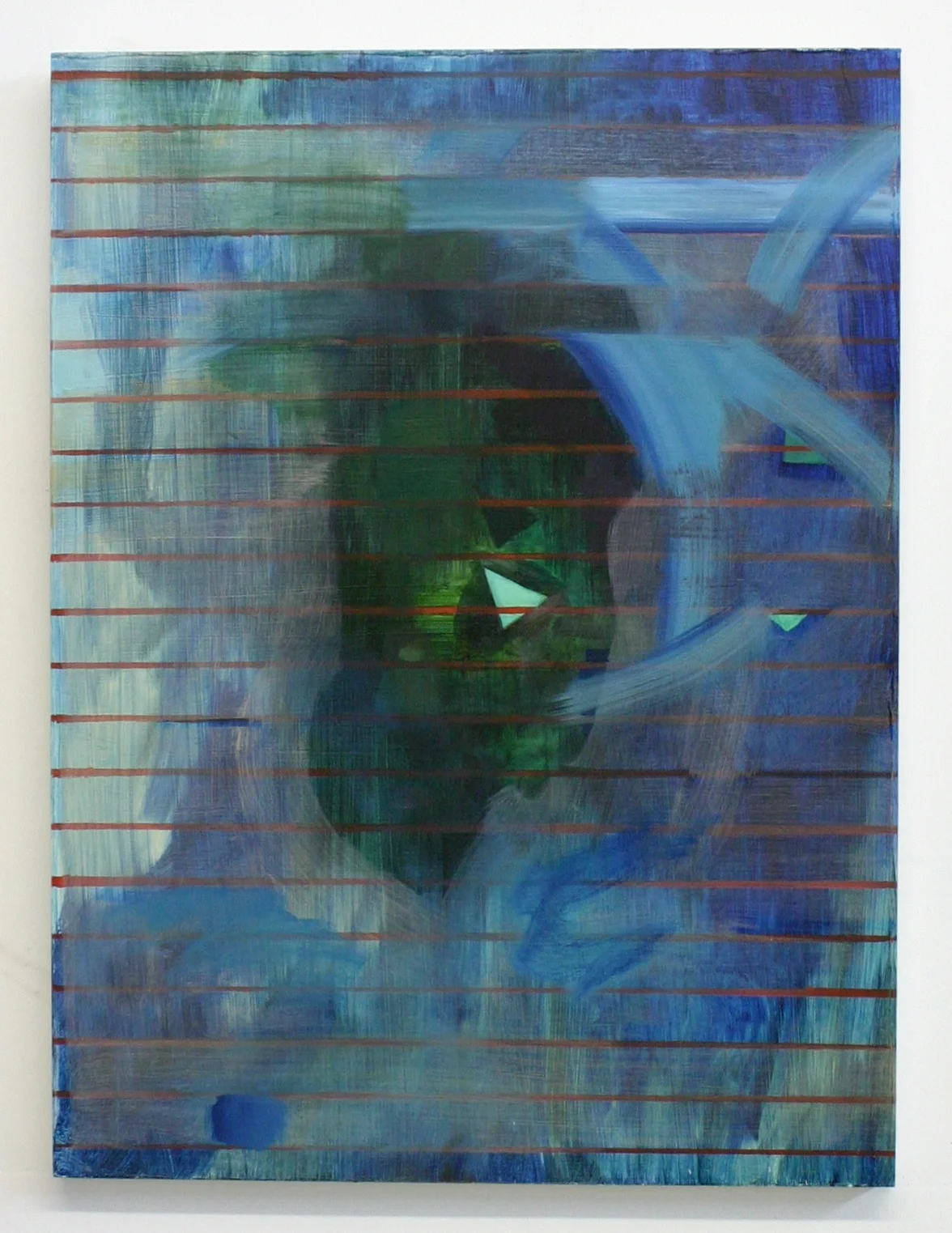 Straits, 2012, oil on wood panel, 24 x 18 inches