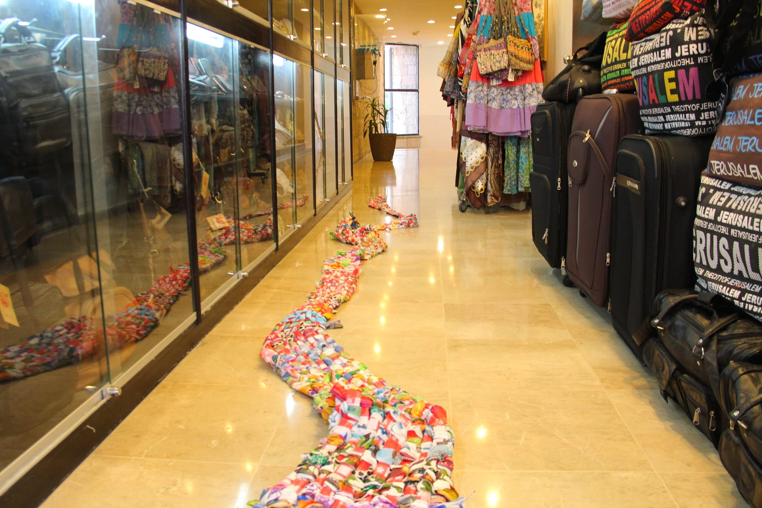 2014 installation, Jerusalem Gardens Hotel Gift Shop, Jerusalem