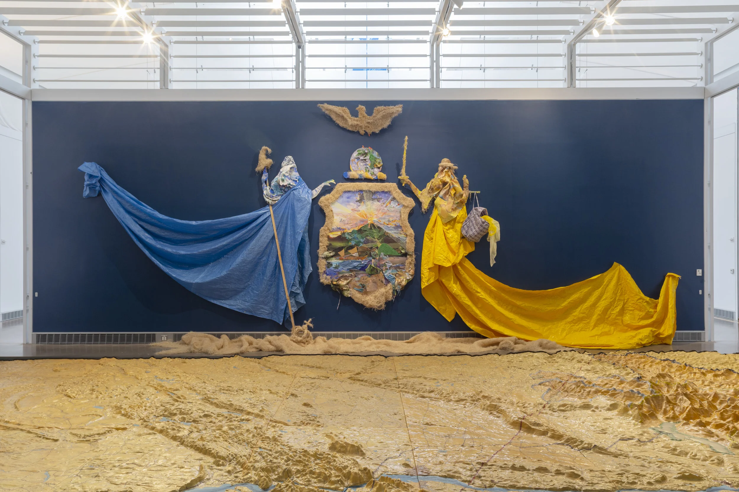 Excelsior: Ever Upward, Ever Afloat , 2018, Queens Museum, (more info here ). Photo credit: Hai Zhang