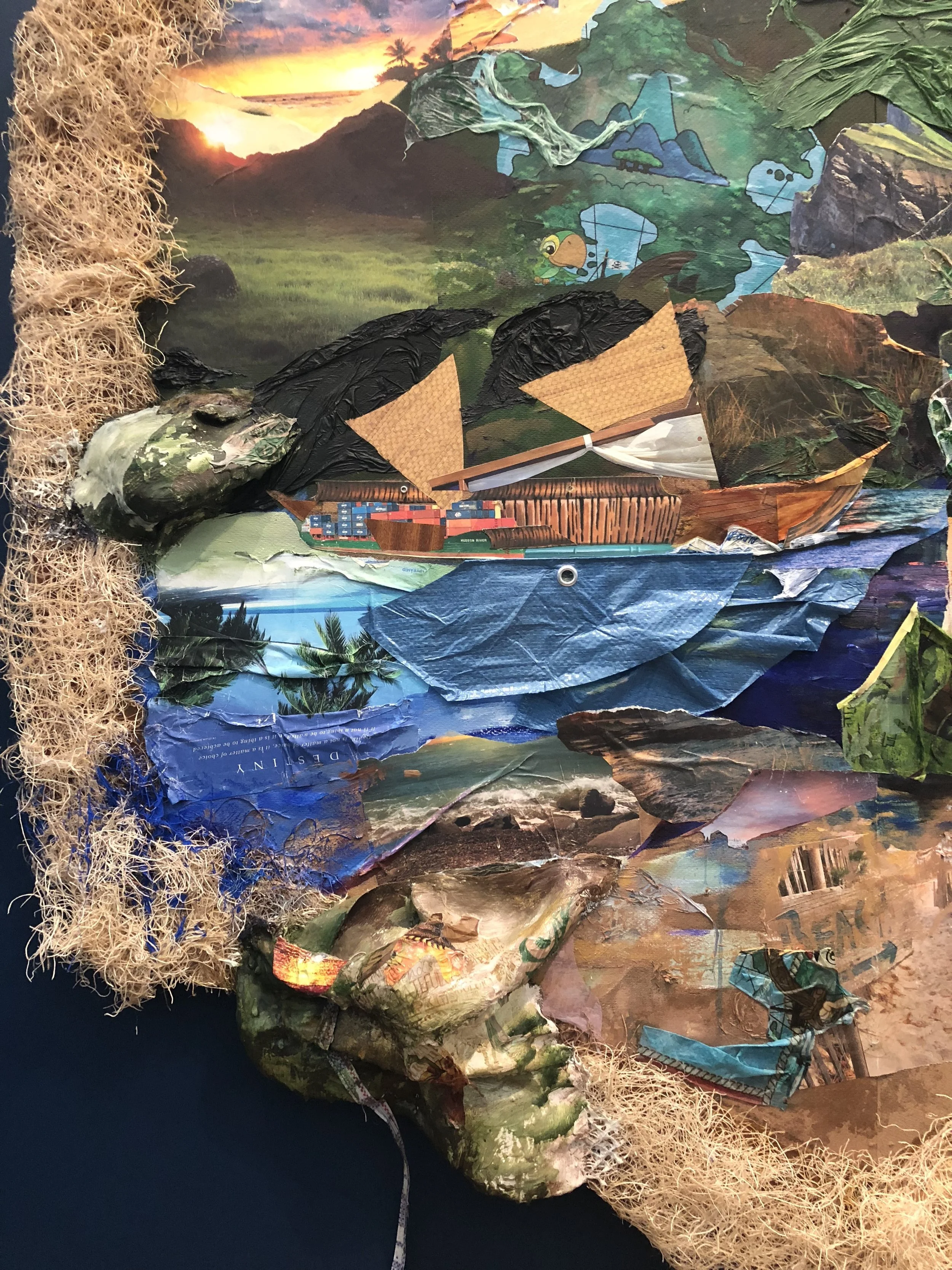 Excelsior: Ever Upward, Ever Afloat , 2018, Queens Museum, (more info here ). Photo credit: Alexis Convento