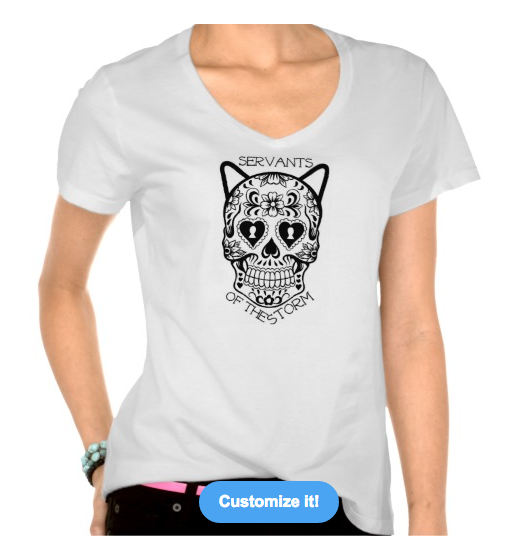 You should be able to customize this design with the kind of shirt you prefer in the size and color you want!