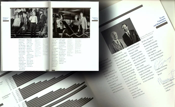   San Diego National Bank Annual Report , photography by Philipp Scholz Rittermann 