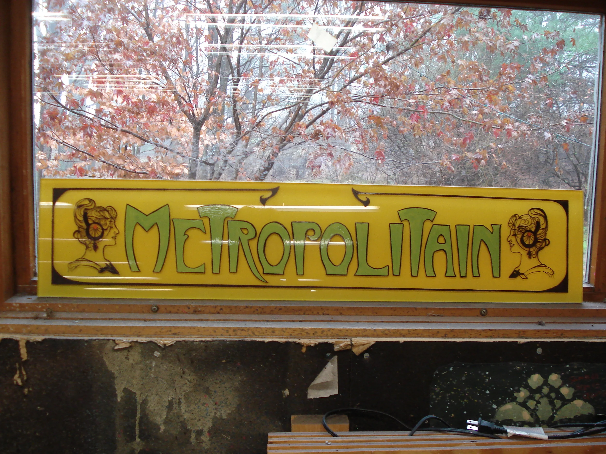 OneShot on Glass  4'x1'