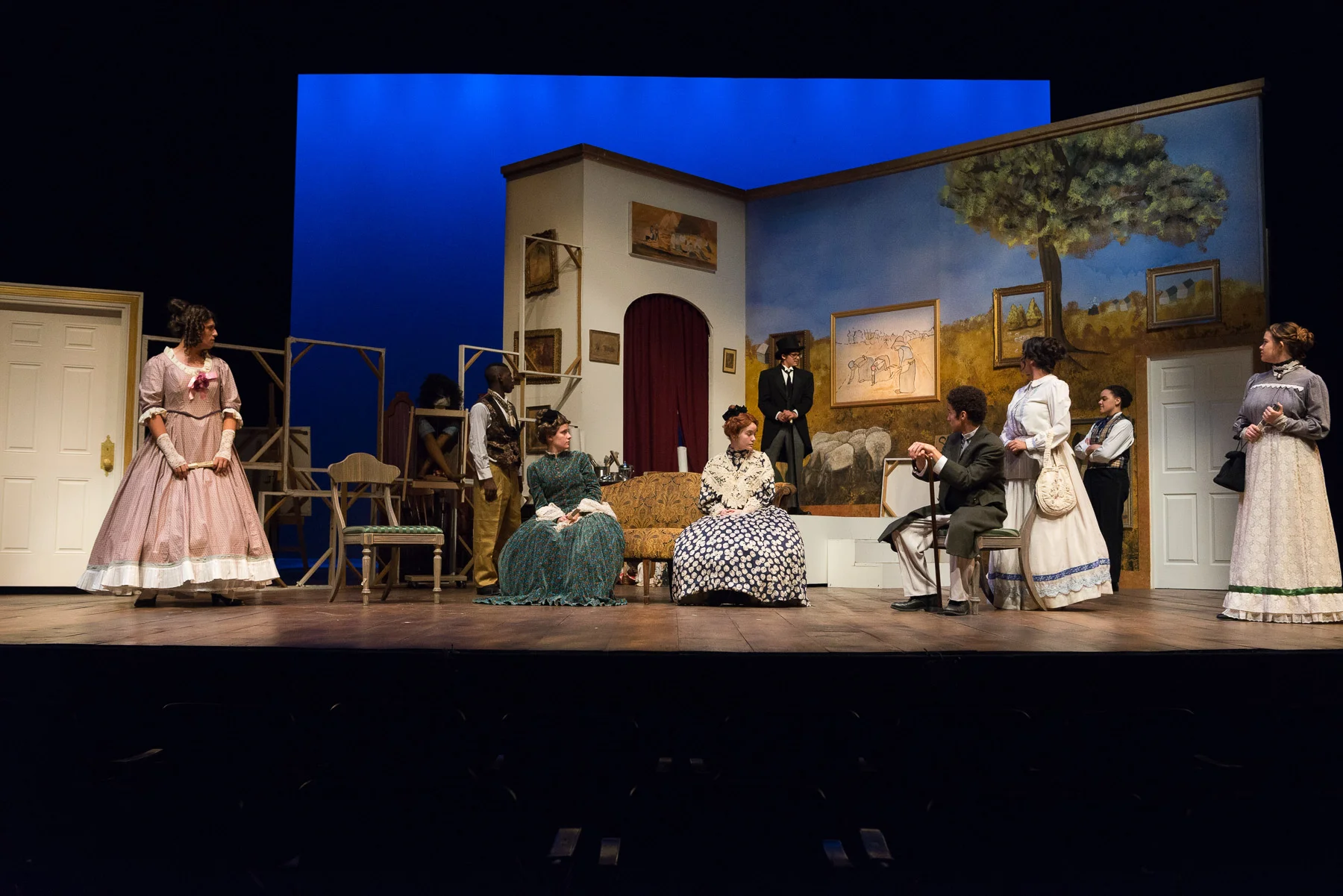 Is He Dead? Scenic Design