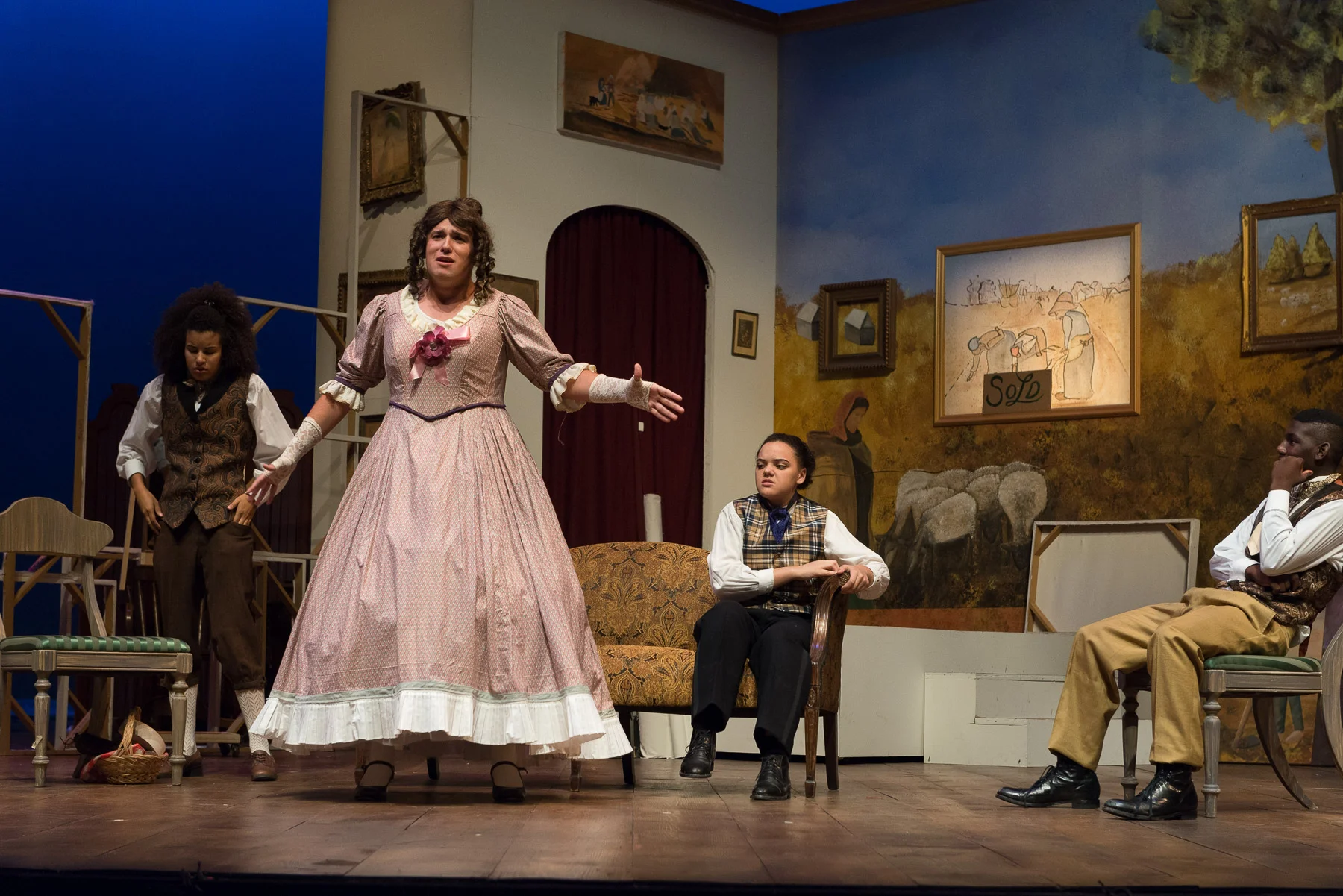 Is He Dead? Scenic Design