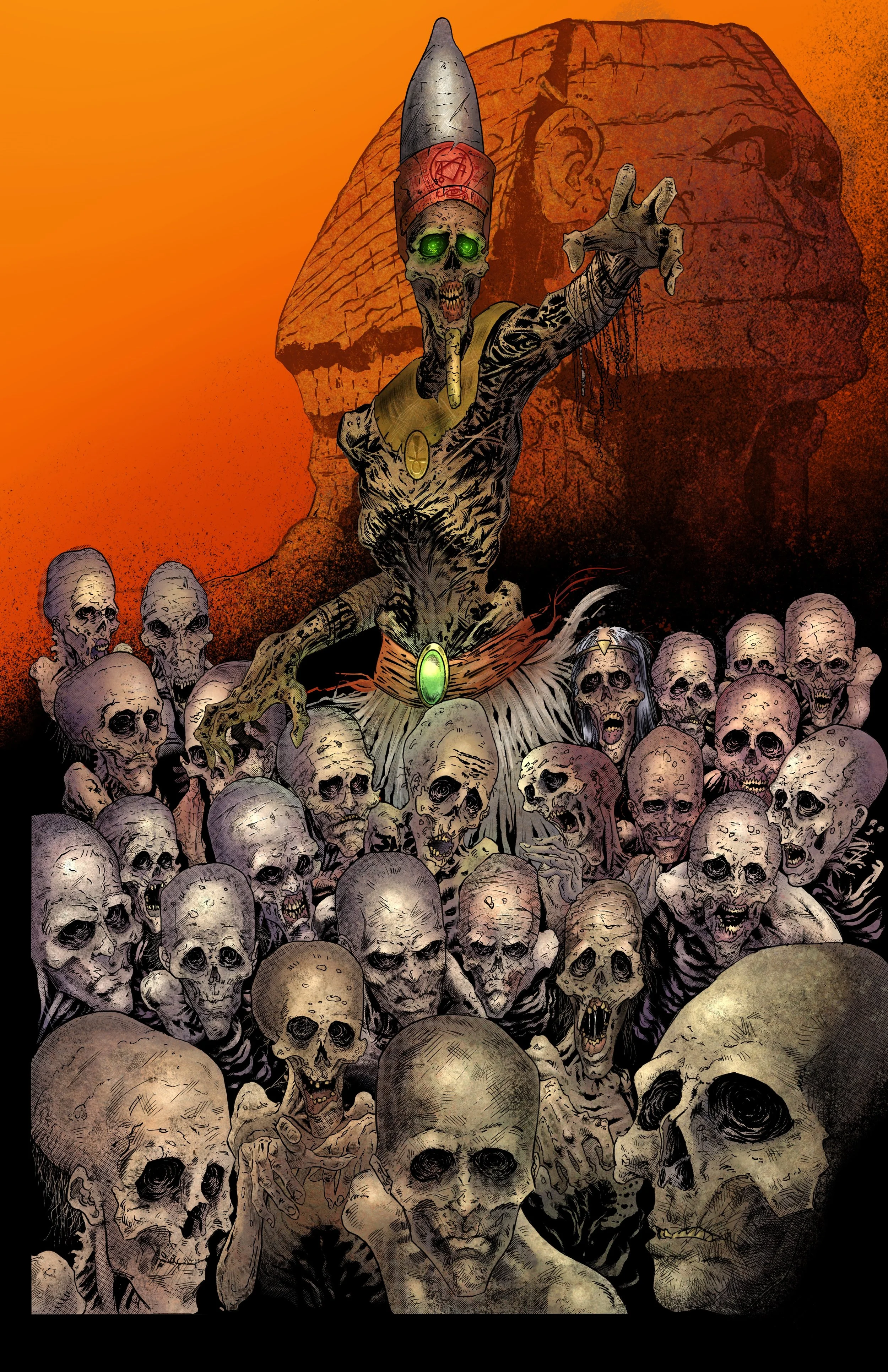  A pin-up that was included in “Provenance of Madness”, an HP Lovecraft inspired comic by Kiyarn Taghan and Christian Dibari, published by Black Caravan in 2021.  This piece also won an award from Jerry Goldstein Foundation in 2021. 