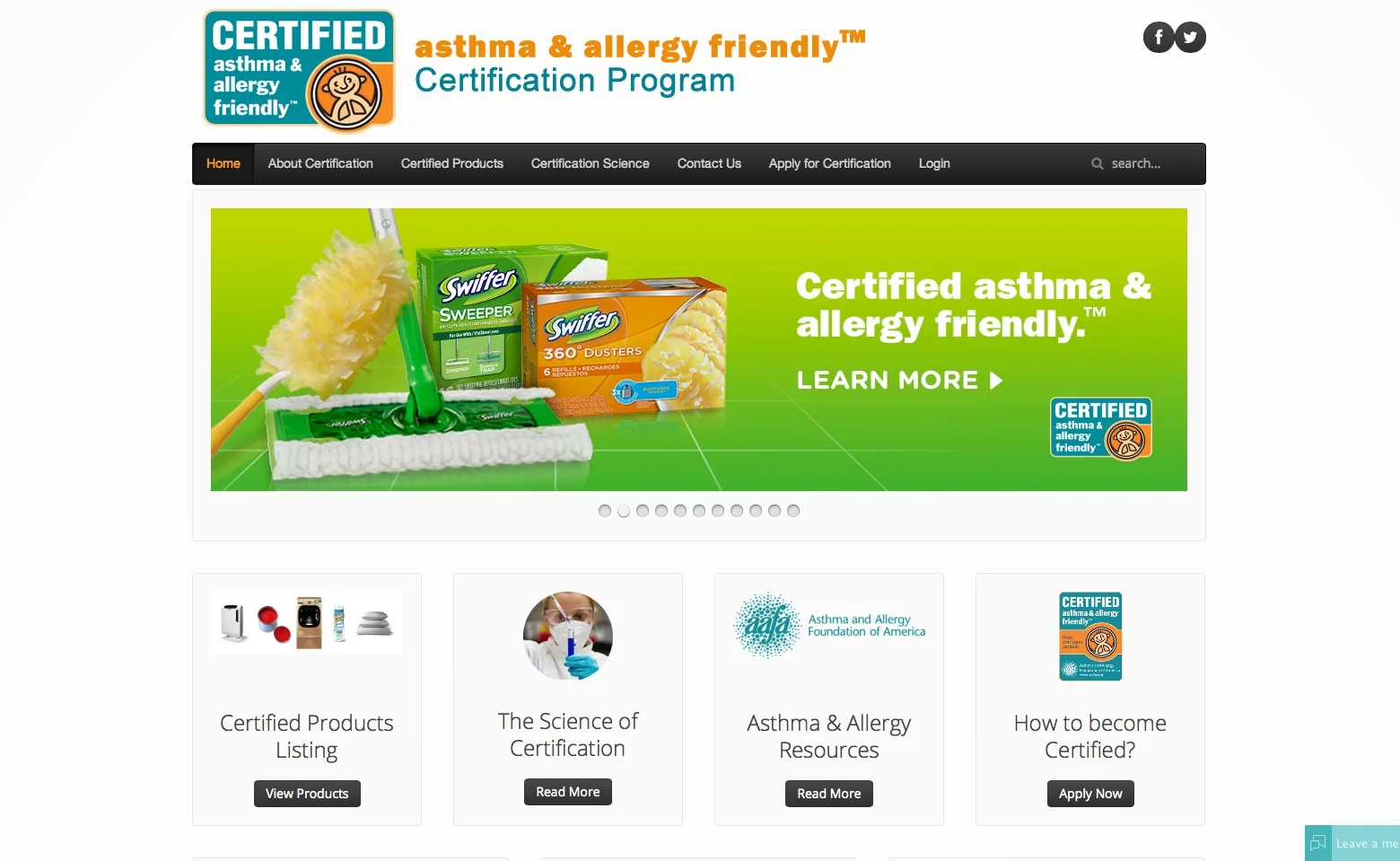 Consumer Product Certification Program