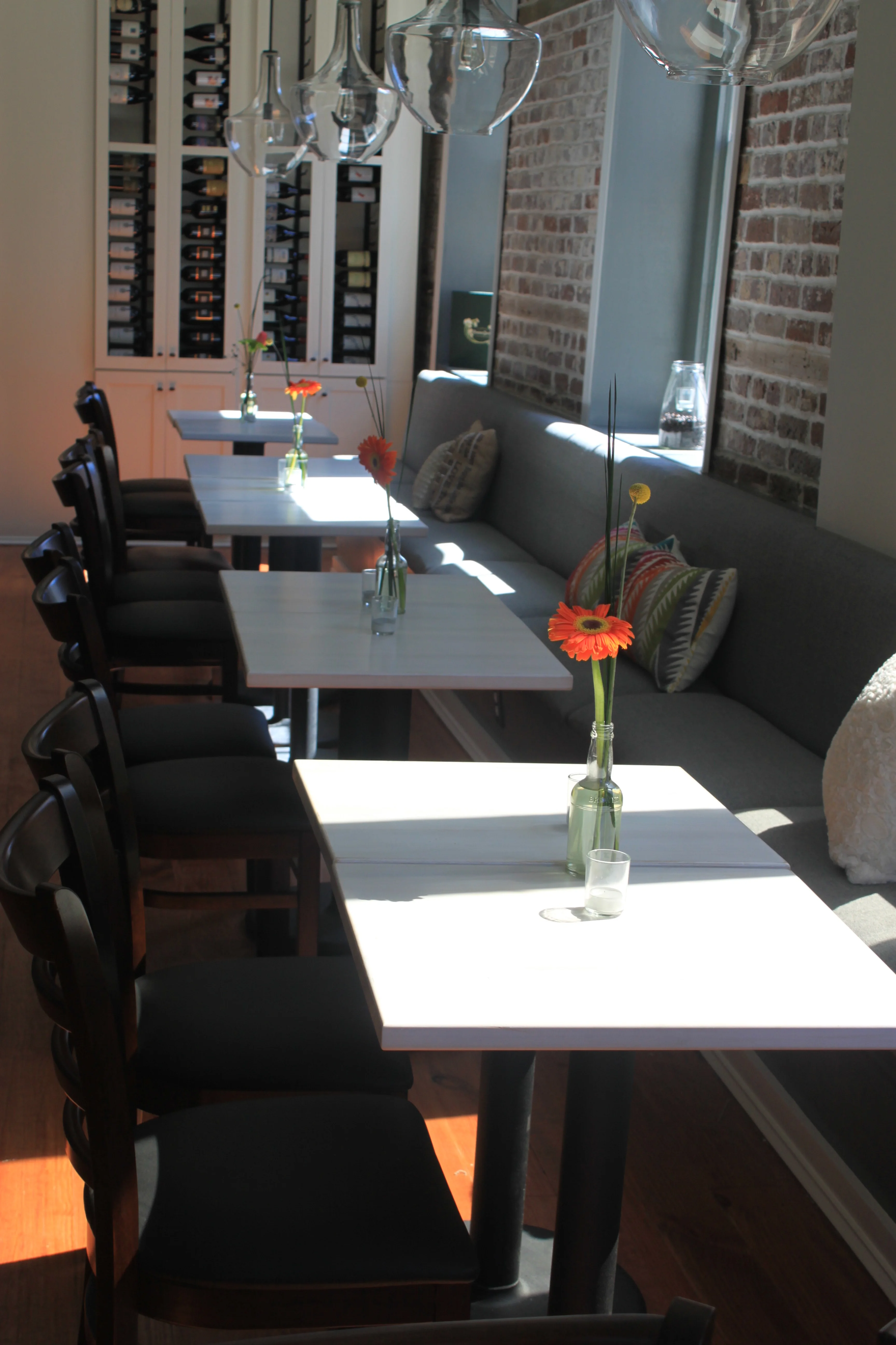 Two Top Tables w/steel base