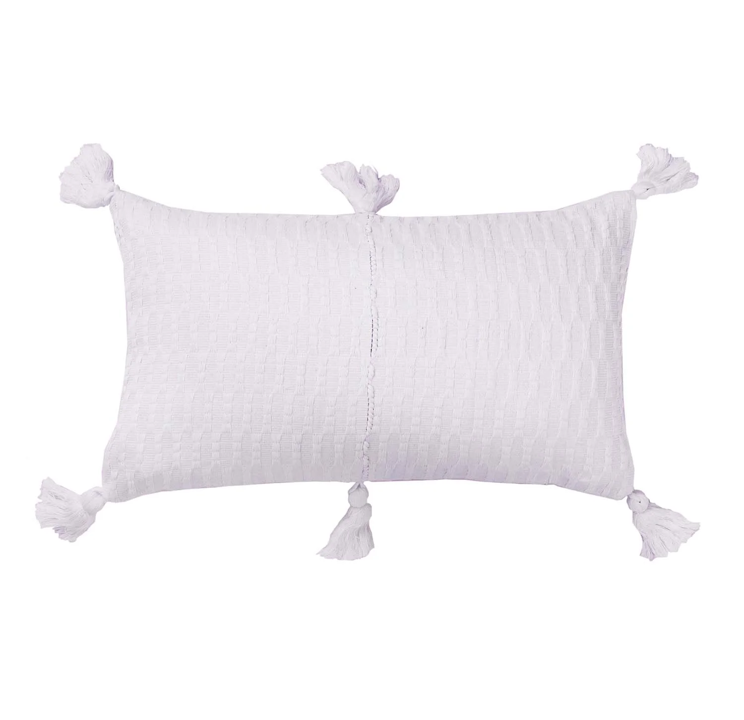 Archive NY White Antigua Pillow // Handwoven in Guatemala by artisans