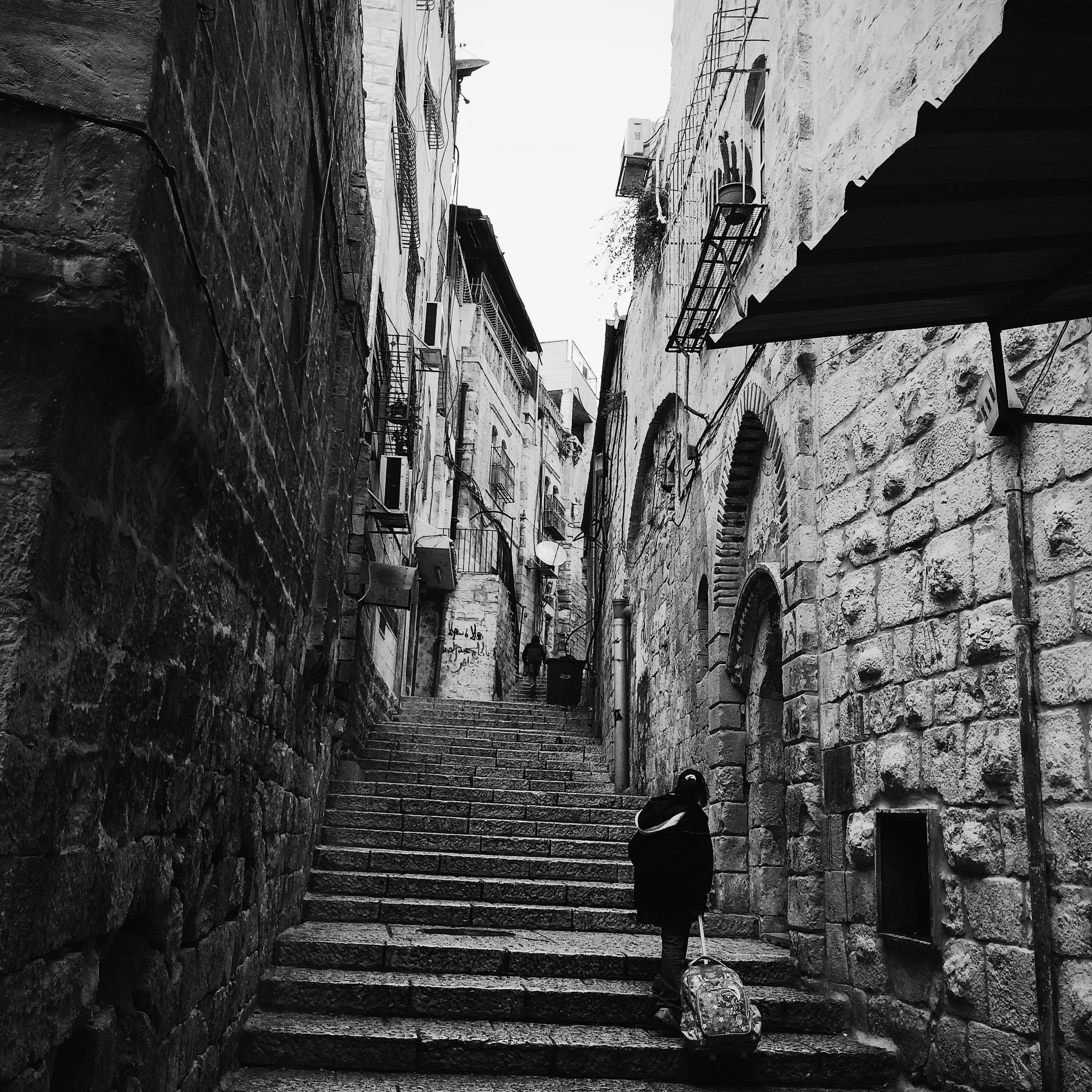 The old market of Jerusalem is a sight to behold. Much like any other old city, it has its fair share of junk shops. But ensconced amidst the touristy vendors are genuine purveyors of spices, sweets, as also, several peddlers who sell the produce either from their backyard or foraged locally. This is surprisingly a heavy Arab settlement. 