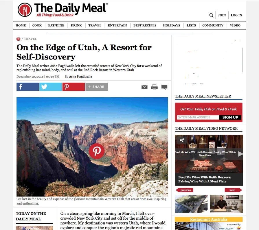 On the Edge of Utah - a journey of self-discovery