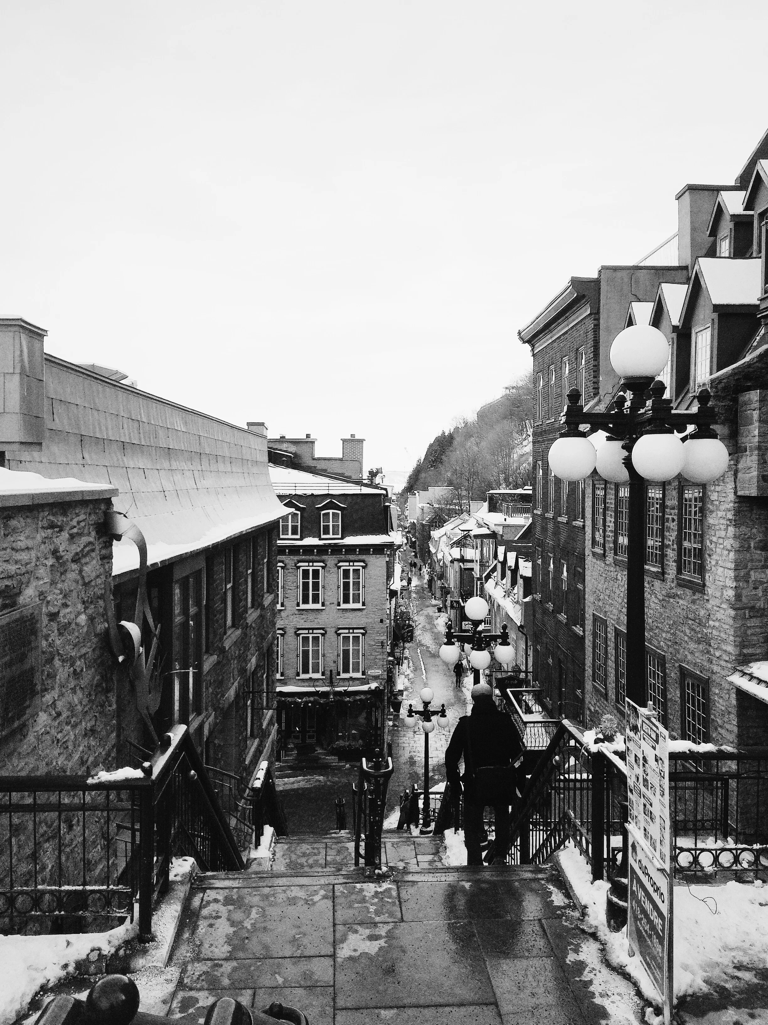 Downtown Quebec City - the shop and little boutiques
