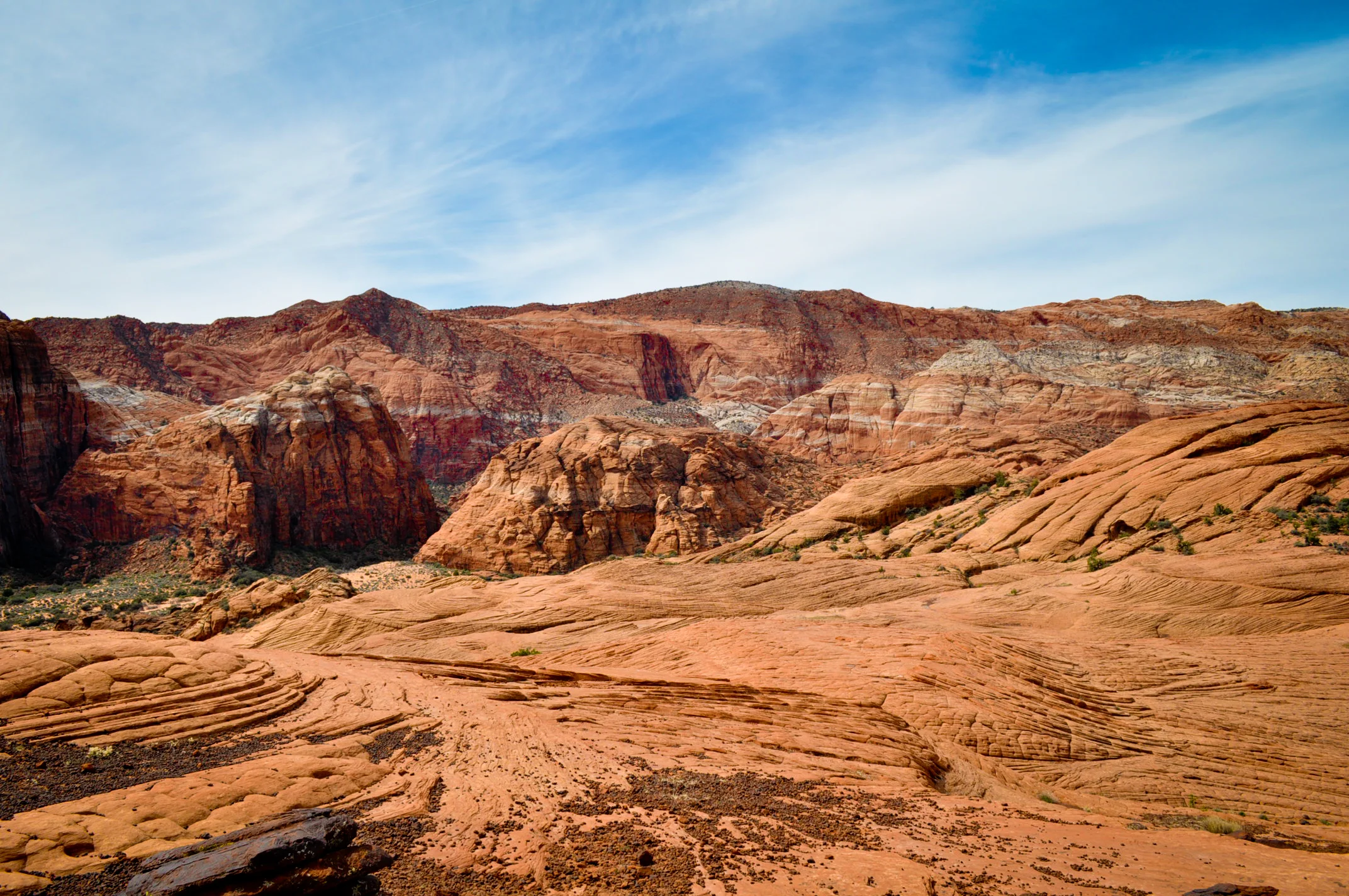 The dunes of Snow Canyon State Park in Southern Utah