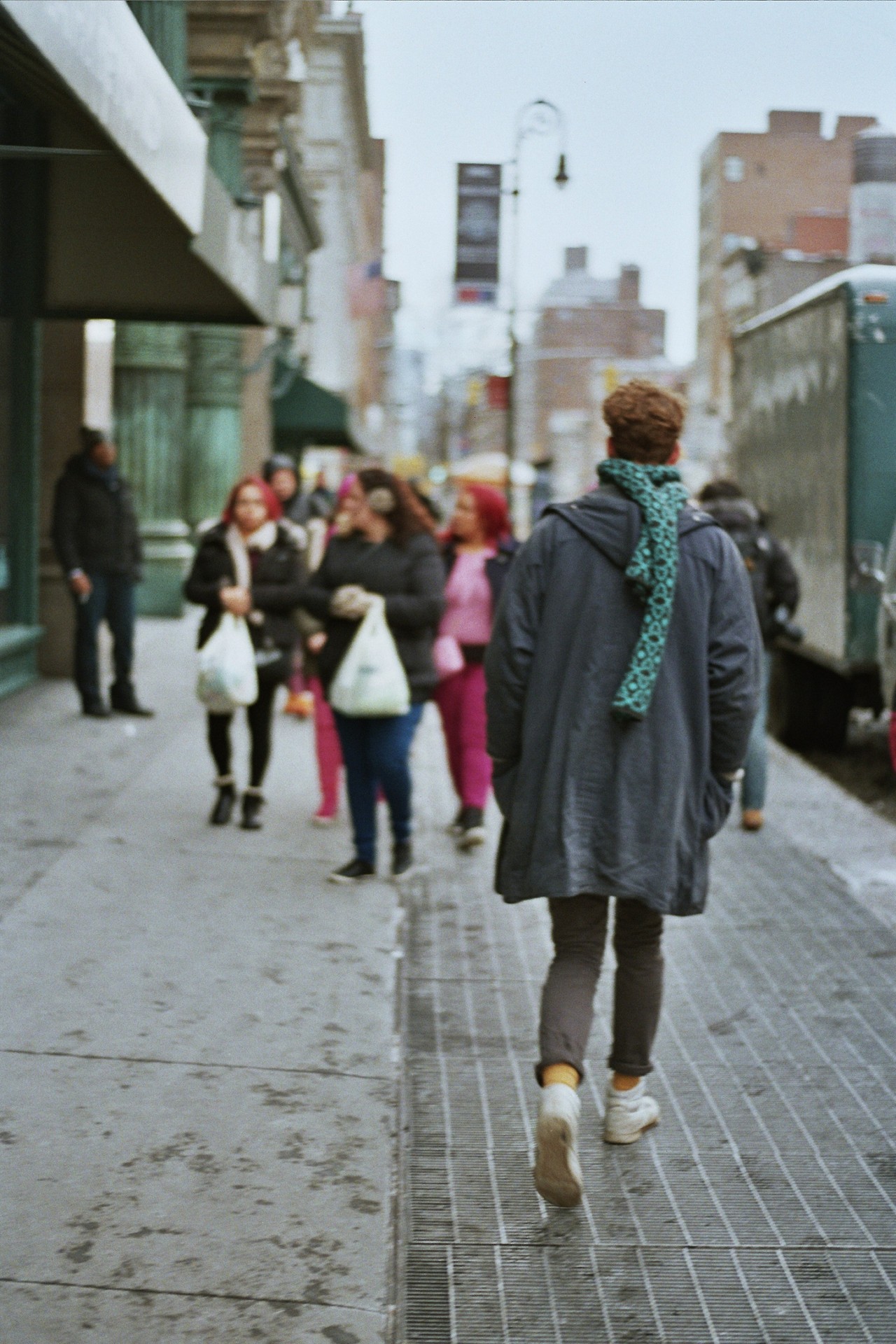 Melkorka Tómasdóttir '17 snapped her friend Milo wandering the city.