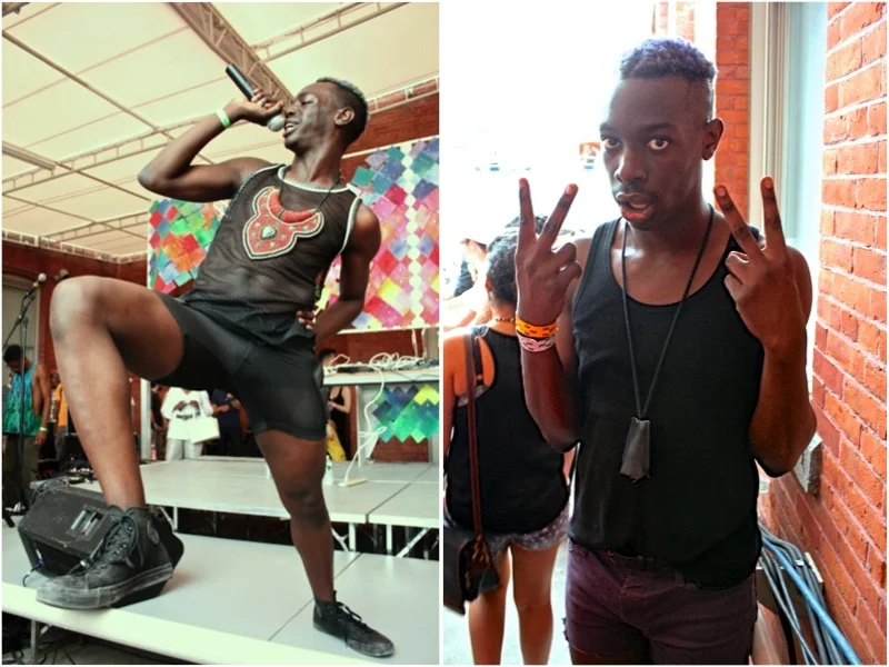 Le1f performs at MoMA PS1 Warmup in July 2012. Photo courtesy Tom Keelan '14
