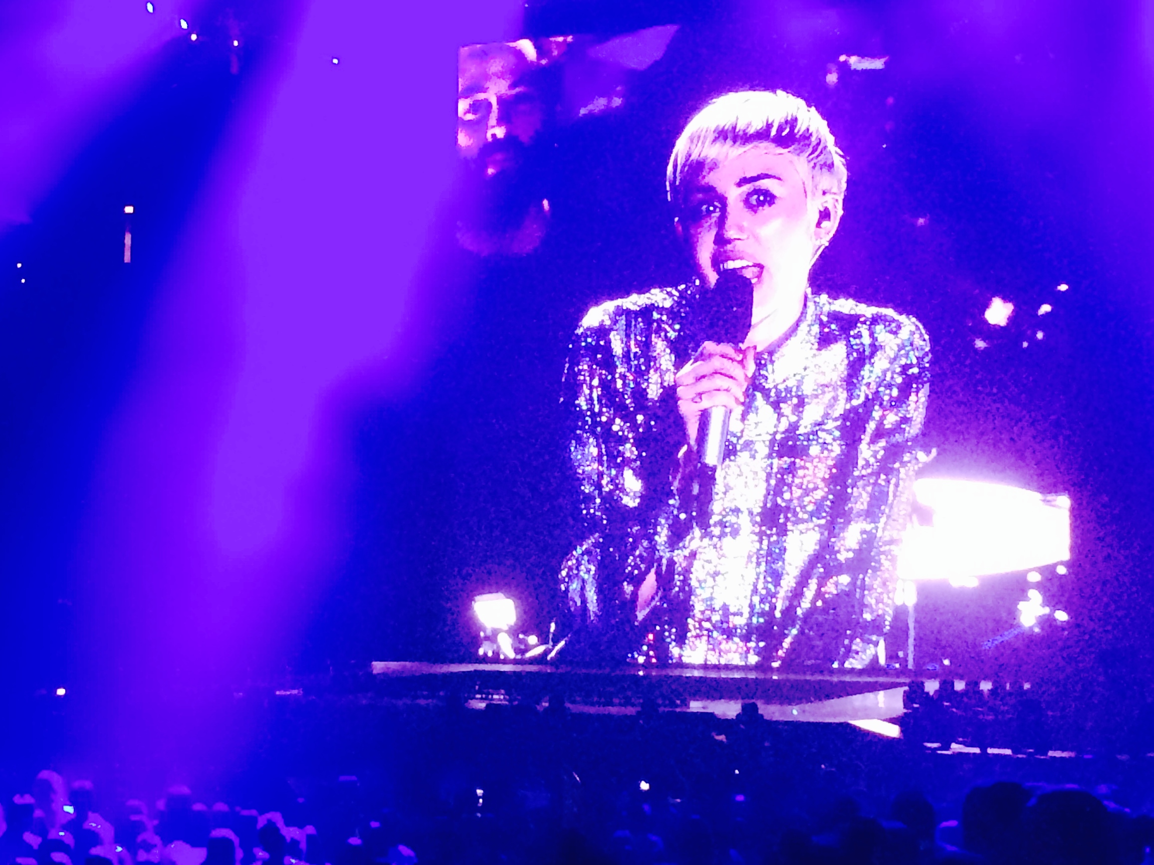 A showstopper since her days as Hannah Montana, Cyrus wowed the crowd at Barclay's Center. Photos by Nabila Wirakusumah '17